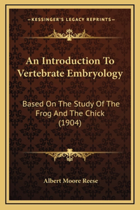 An Introduction to Vertebrate Embryology