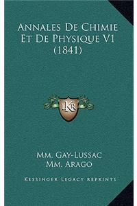Annales De Chimie Et De Physique V1 (1841)
