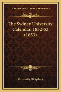The Sydney University Calendar, 1852-53 (1853)
