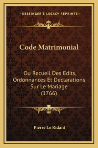Code Matrimonial