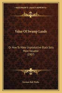 Value Of Swamp Lands
