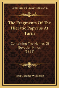 Fragments Of The Hieratic Papyrus At Turin