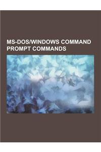 MS-DOS-Windows Command Prompt Commands