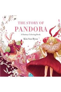 The Story of Pandora: A Fantasy Coloring Book