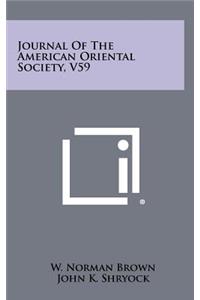 Journal of the American Oriental Society, V59