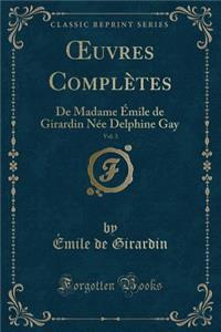 OEuvres Complètes, Vol. 3