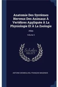 Anatomie Des Systèmes Nerveux Des Animaux À Vertèbres Appliquée À La Physiologie Et À La Zoologie