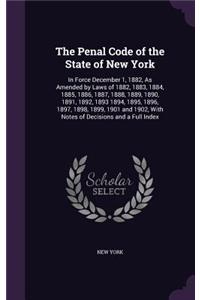 Penal Code of the State of New York