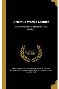 Artemus Ward's Lecture