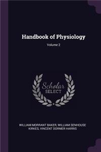 Handbook of Physiology; Volume 2