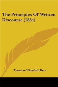 Principles Of Written Discourse (1884)