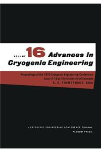 Advances in Cryogenic Engineering