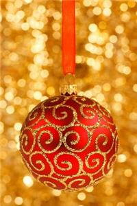 Mind Blowing Golden Christmas Ornament Journal