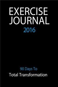 Exercise Journal 2016