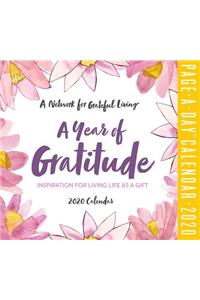 A Year of Gratitude Page-A-Day Calendar 2020