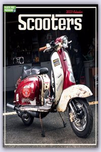 2023 Scooters Wall Calendar Plastic Free