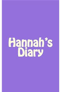 Hannah's Diary