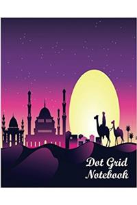 Dot Grid Notebook the Desert and Camel