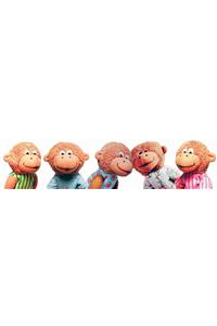 Five Little Monkeys Finger Puppet Playset