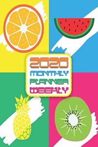 2020 Planner Weekly Monthly