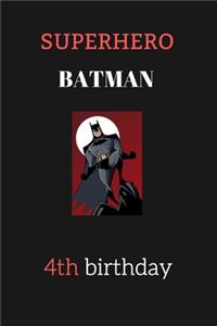 4th birthday gifts for kids - batman