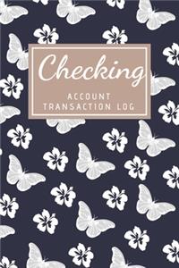 Checking Account Transaction Log