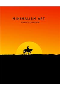 Minimalism Art Dotted Notebook