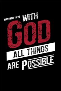 With God All Things are Possible