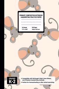 Primary Composition Notebook Handwriting Practice Paper
