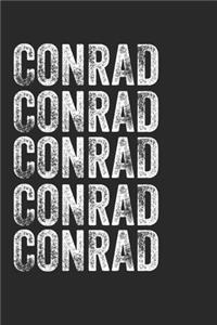 Name CONRAD Journal Customized Gift For CONRAD A beautiful personalized: Lined Notebook / Journal Gift, Notebook for CONRAD,120 Pages, 6 x 9 inches, Gift For CONRAD, Personal Diary, CONRAD, Personalized Journal, Family No