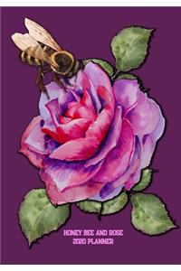 Honey Bee and Rose 2020 Planner