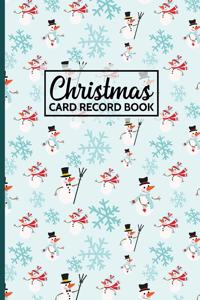 Christmas Card Record Book