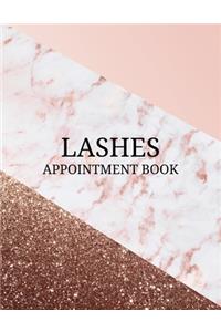 Lashes Appointment Book