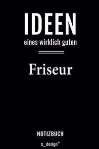 Notizbuch für Friseure / Friseur / Friseuse / Friseurin