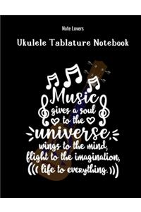 Music Gives A Soul To The Universe Wings To The Mind, Flight To The Imagination Life To Everything