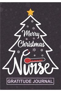 Merry Christmas Nurse - Gratitude Journal