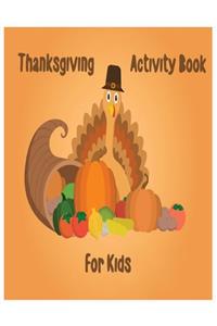 Thanksgiving Activity Book for kids
