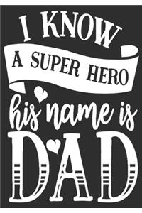 I know a super hero His name is Dad