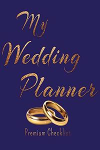 My Wedding Planner a Portable Guide to Organizing Your Dream Wedding 2021 / 2020 Wedding Planner golden wedding rings Aureate Gold design Auric Style Complete Wedding Planning Notebook and Organizer Checklists Budget Planner Bride Wedding Engagemen