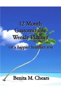 Customizable Weekly Planner
