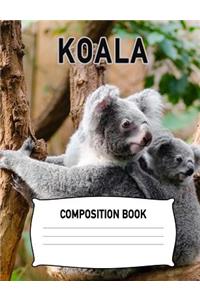 Koala Composition Book