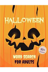 Halloween Word Search for Adults