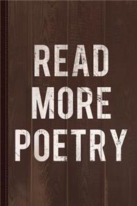 Read More Poetry Journal Notebook
