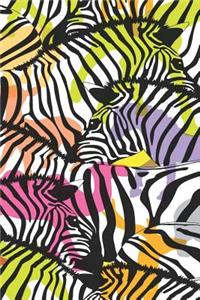 A Colourful Dazzle of Zebras for Safari Holidays & Travel to Keep Track of Big Game & Animal Sightings Journal Your Thoughts in Wild Africa Write, Drawer & Doodle