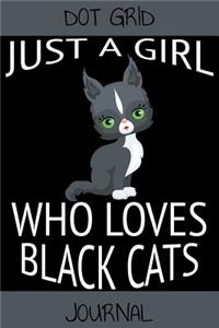 Black Cat Dot Grid Journal