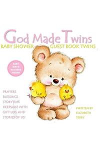 Baby Shower Guest Book Twins