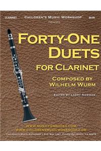 Forty-One Duets for Clarinet