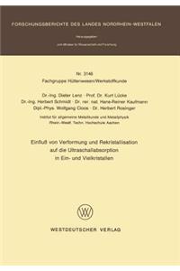 Einfluß von Verformung und Rekristallisation auf die Ultraschallabsorption in Ein- und Vielkristallen