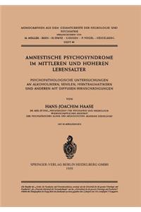 Amnestische Psychosyndrome Im Mittleren Und Höheren Lebensalter