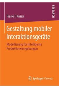 Gestaltung mobiler Interaktionsgeräte